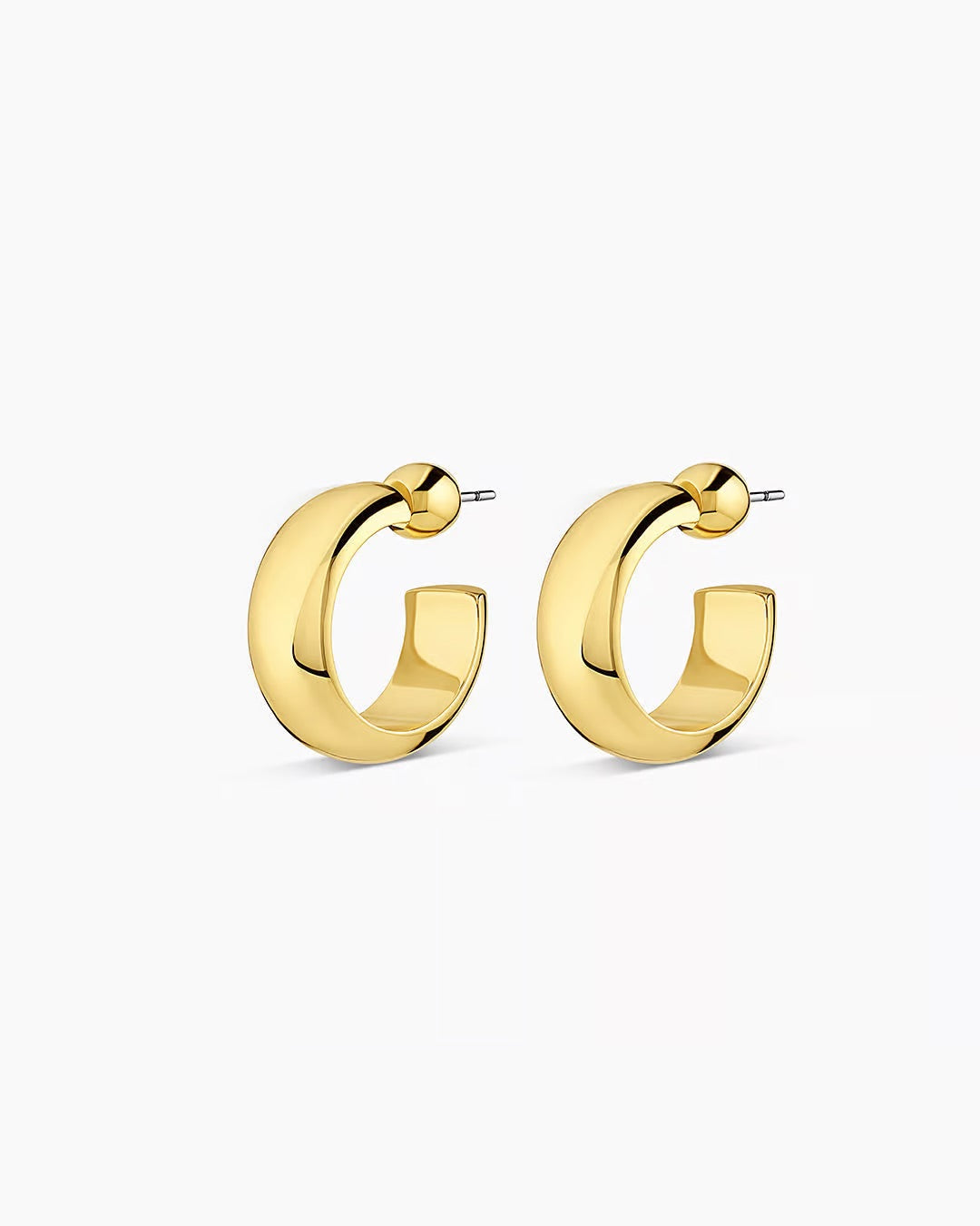 Paseo Small Hoops | Gold