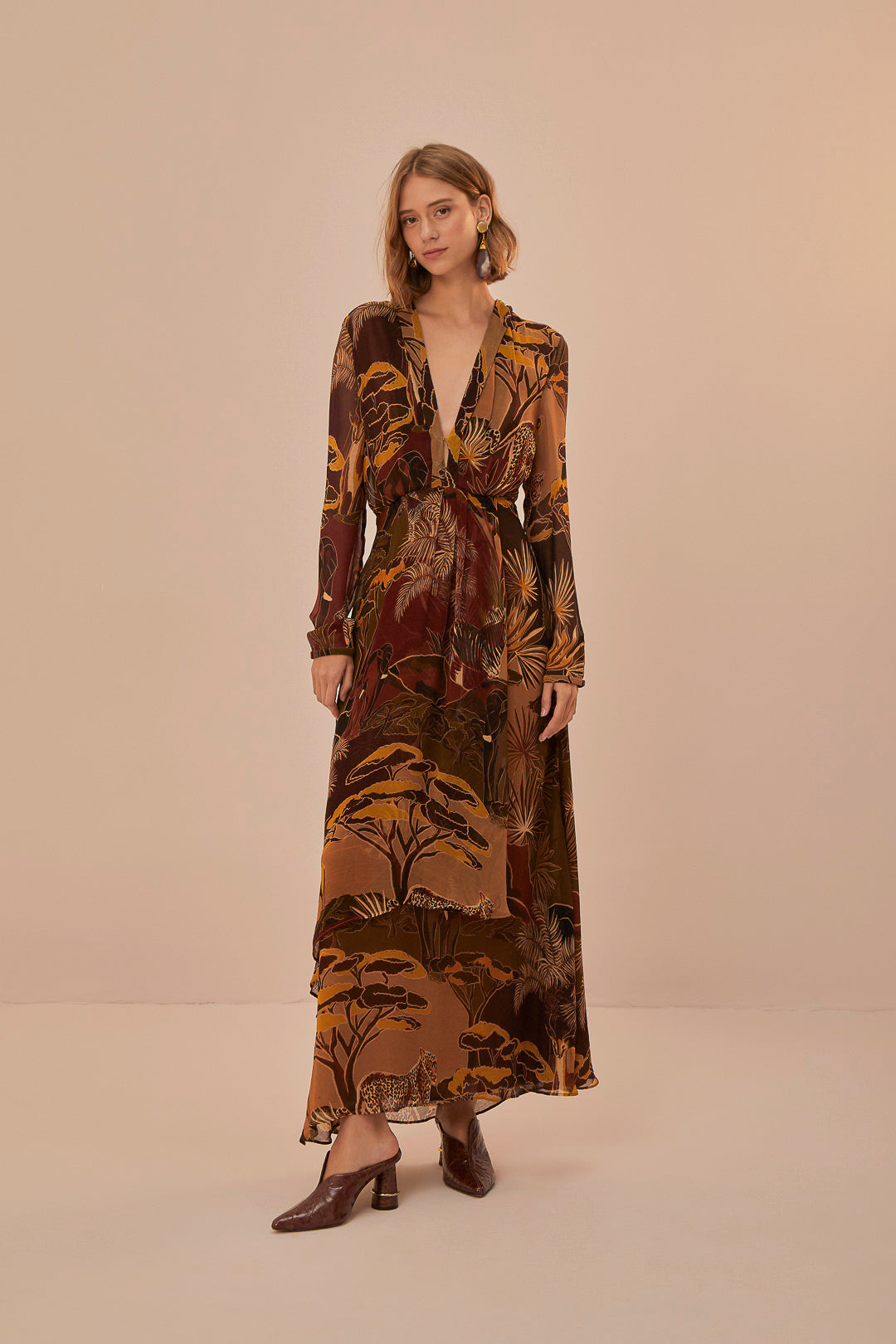 Savana Dream Caramel Maxi Dress