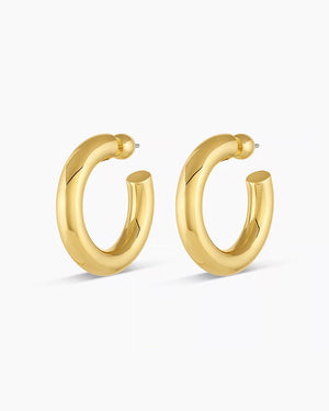 Lou Statement Hoops | Gold