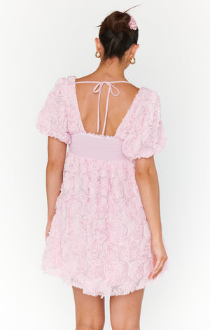 Smitten Baby Doll Mini | Rosette Mesh Pink