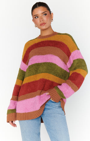 Chilly sweater | Hutch Multi Stripe Knit