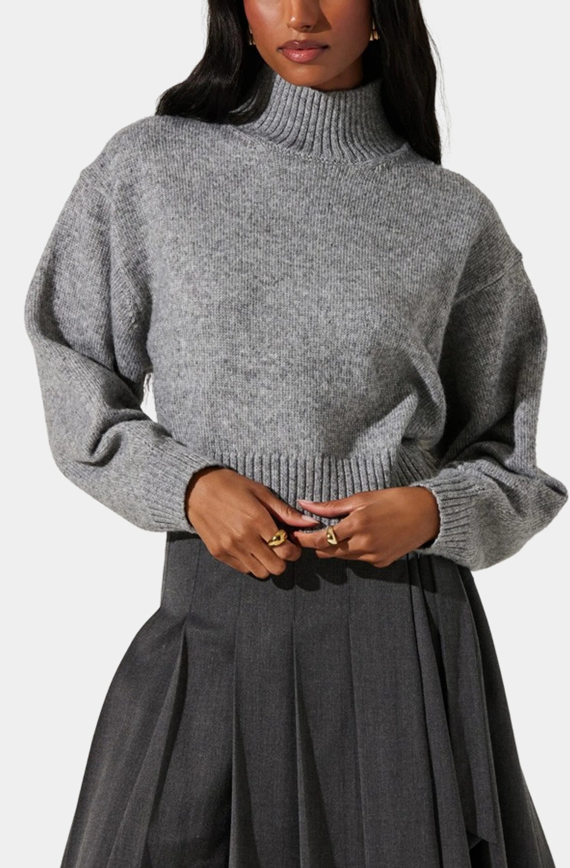 Fiala Sweater | Heather Grey