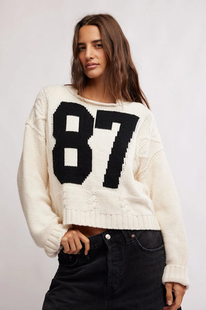 WTF 87 Pullover | White Combo