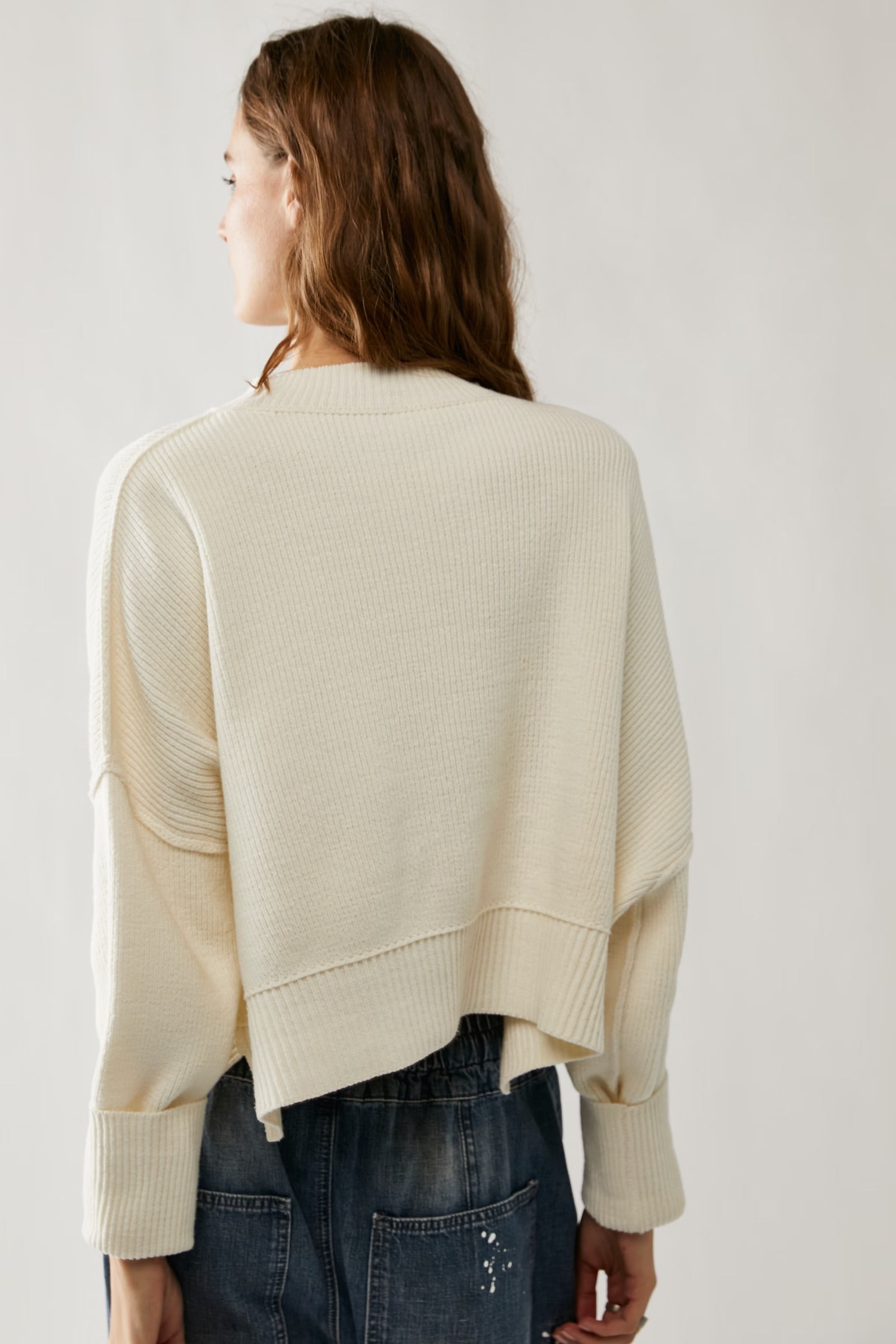 Easy Street Crop Pullover | Moon Glow