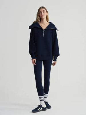 Vine Half Zip | Dark Sapphire