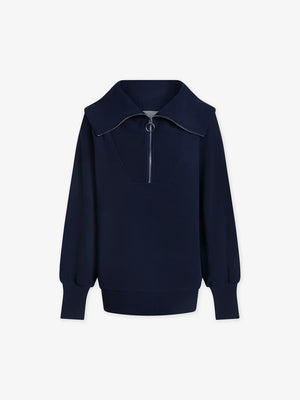 Vine Half Zip | Dark Sapphire