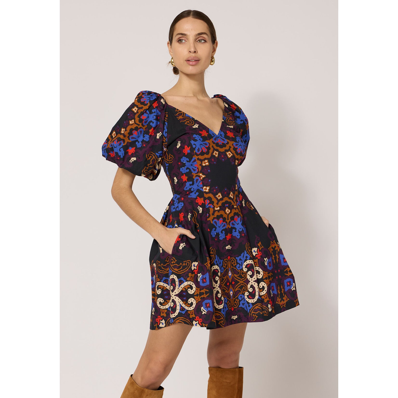 Josette Mini Dress | Venezia Print