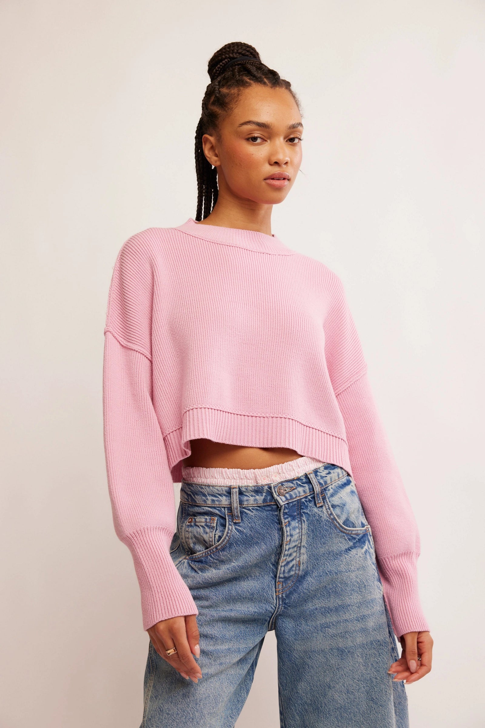 Easy Street Crop Pullover | Lollipop