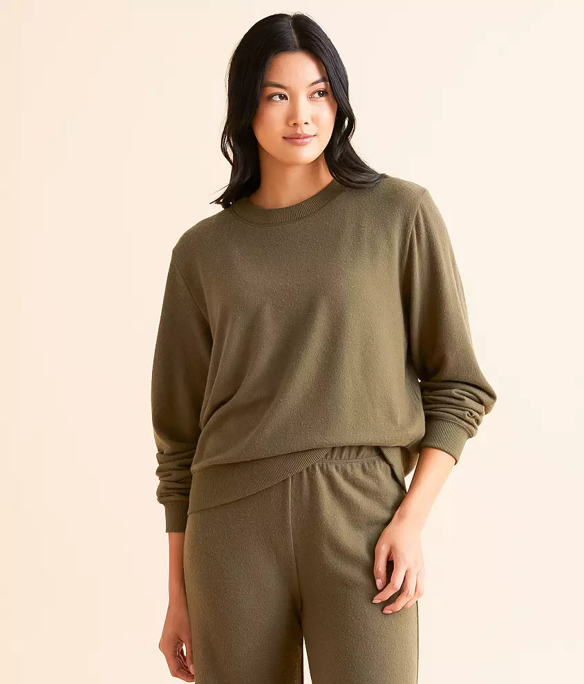 Russel Cozy Pullover | Grape Leaf