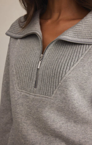 Sonata Fleece Sweatshirt | Heather Grey