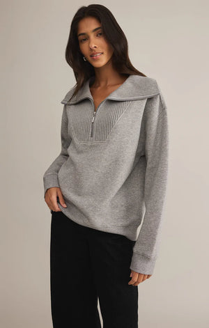 Sonata Fleece Sweatshirt | Heather Grey