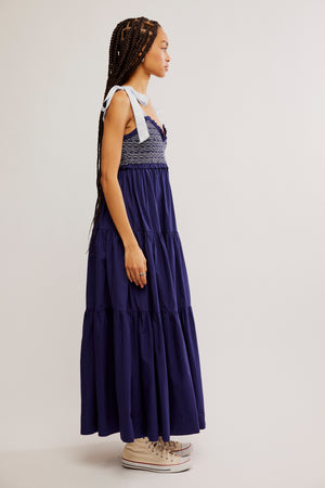 Bluebell Solid Maxi | Eclipse