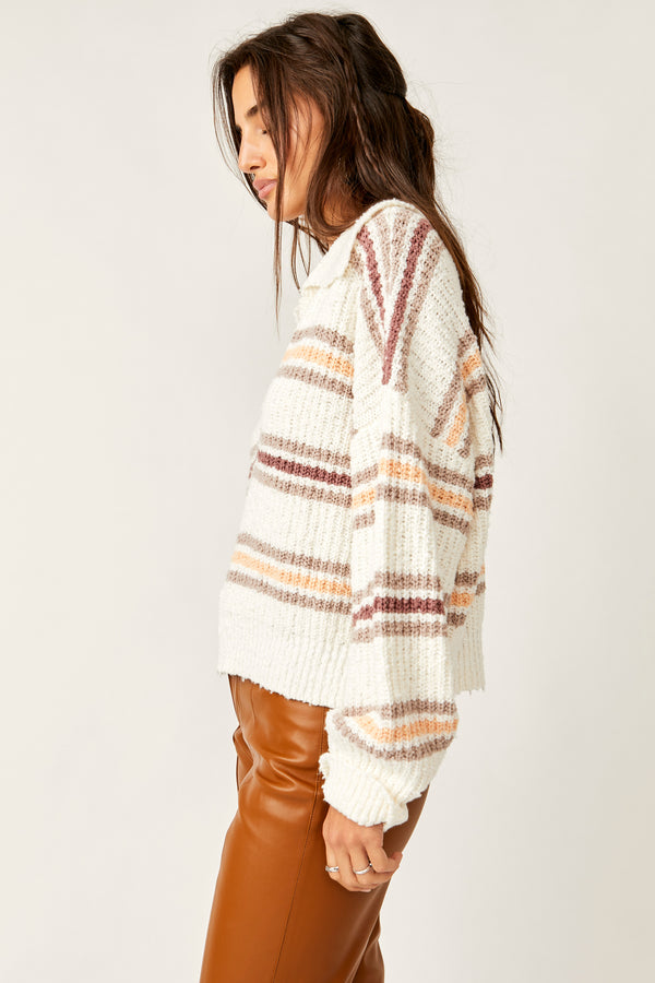 Kennedy Pullover | Ivory Oak Combo