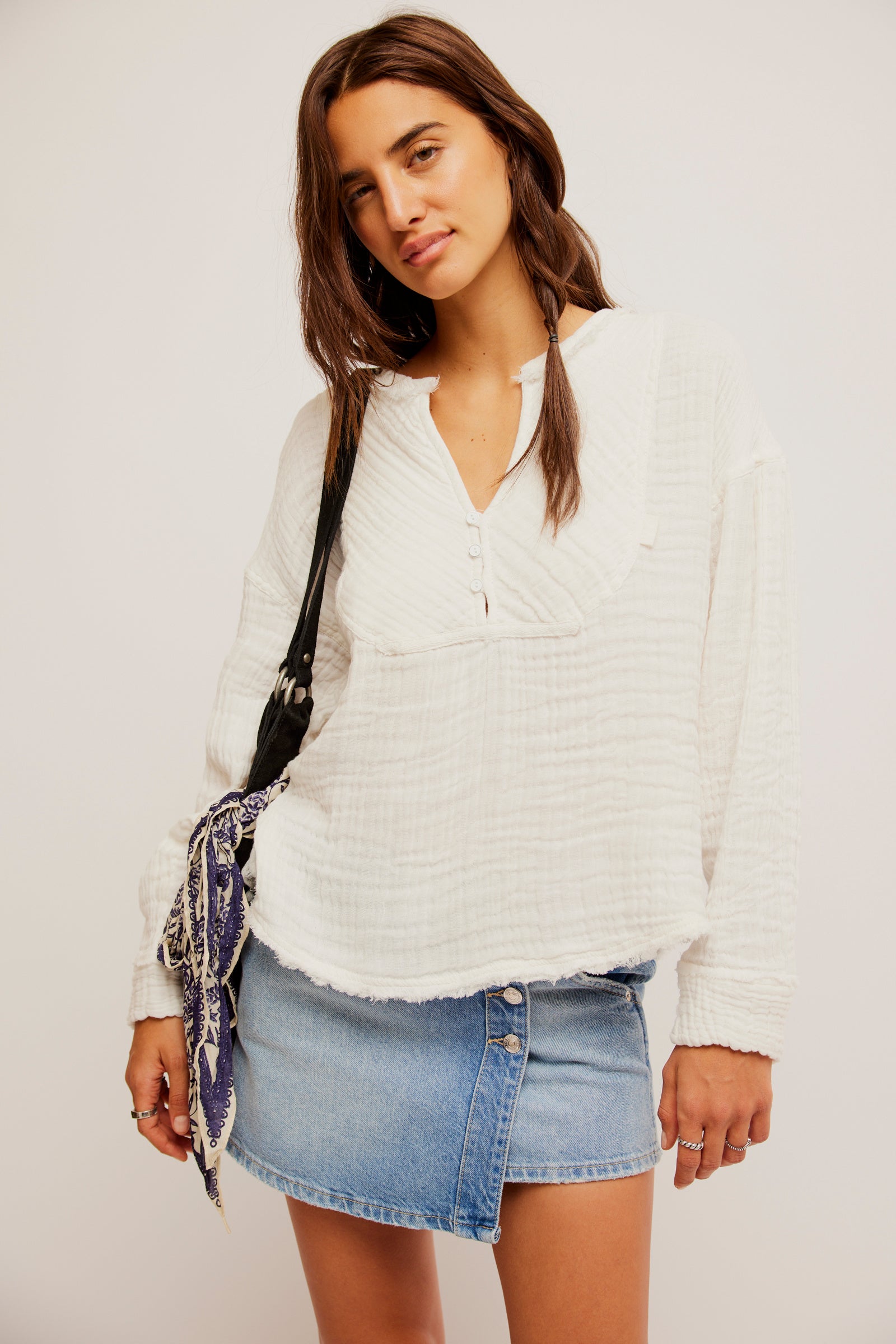 Easy Sunday Top | Optic White