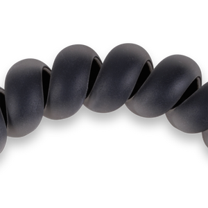 Spiral Hair Coils | Large | Matte Black Hair Ties