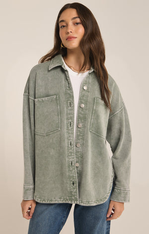 All Day Knit Jacket | Palm Green