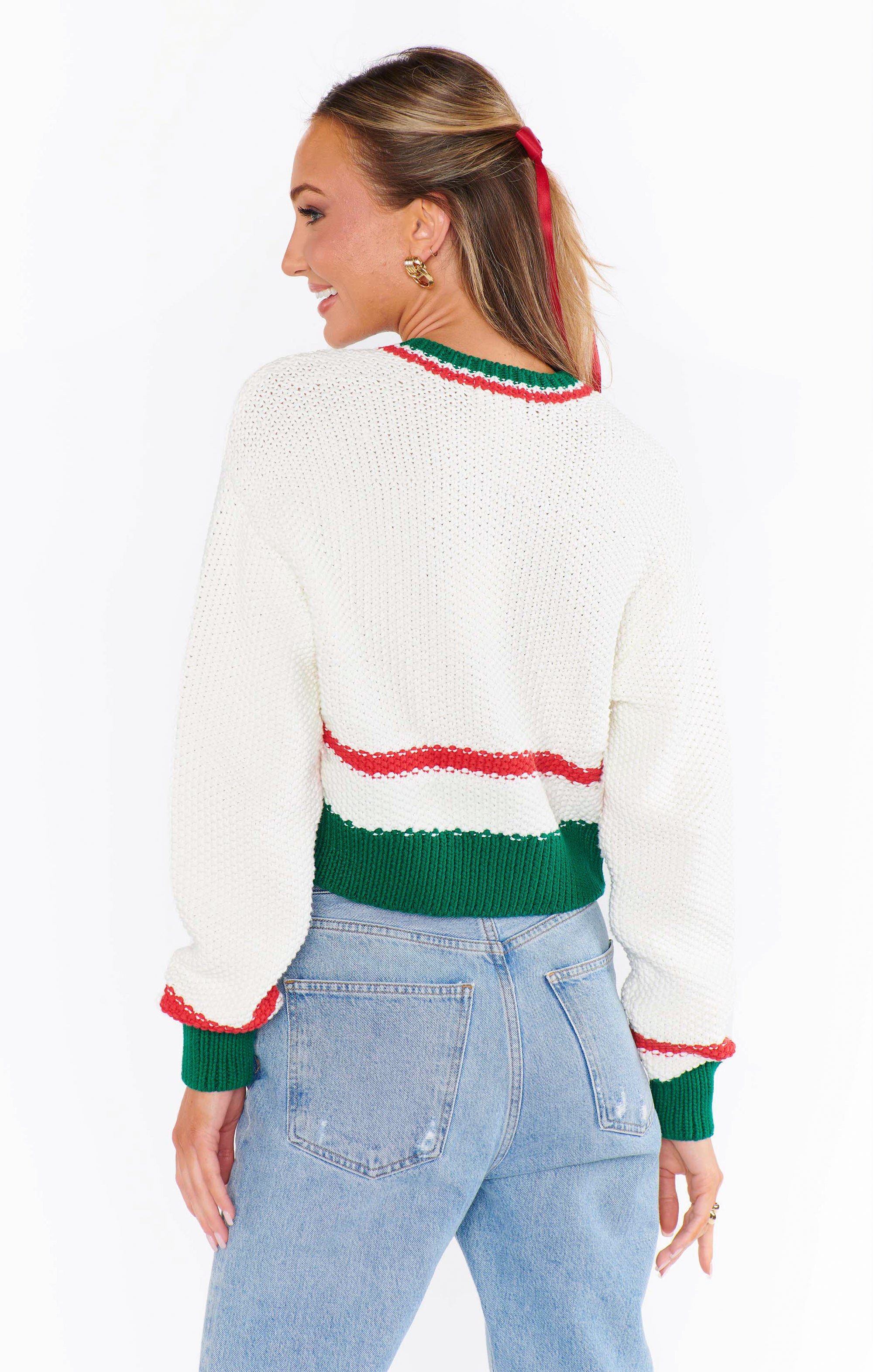 Only One Sweater | Festive Stripe Knit