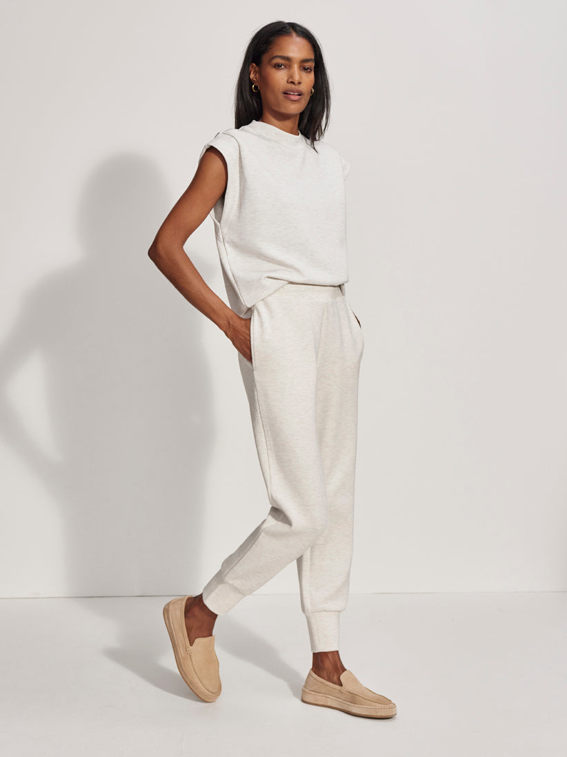 The Slim Cuff Pant 25 | Ivory Marl